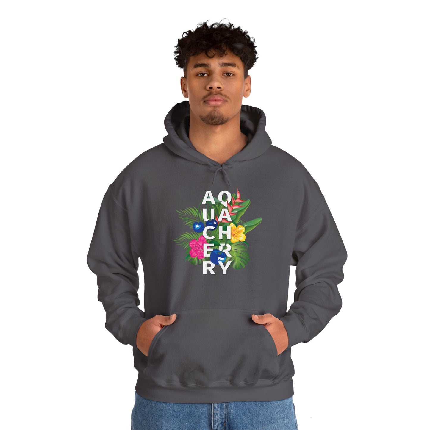 Tropical Cherry Hooded Sweatshirt (Unisex) (More colors available)