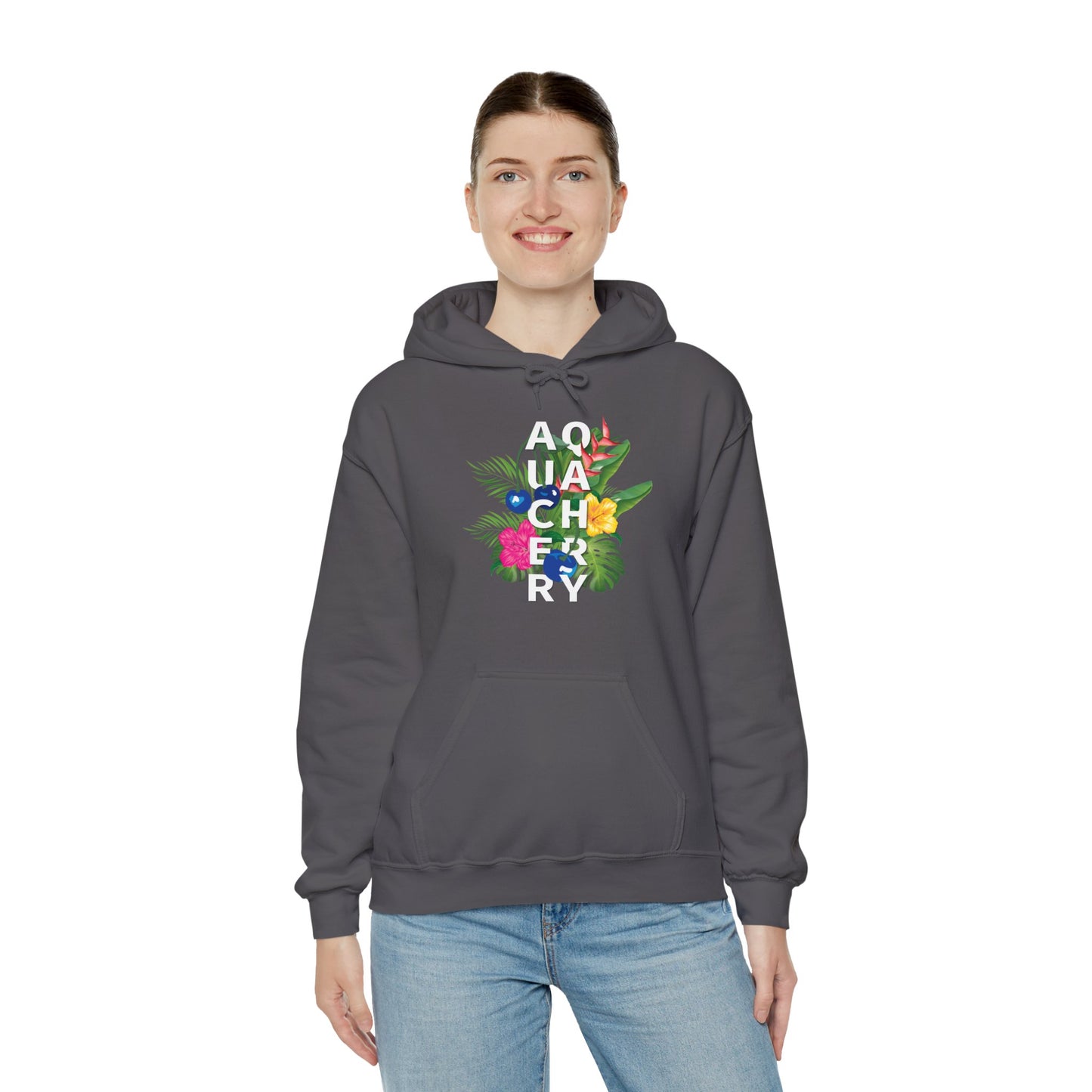 Tropical Cherry Hooded Sweatshirt (Unisex) (More colors available)