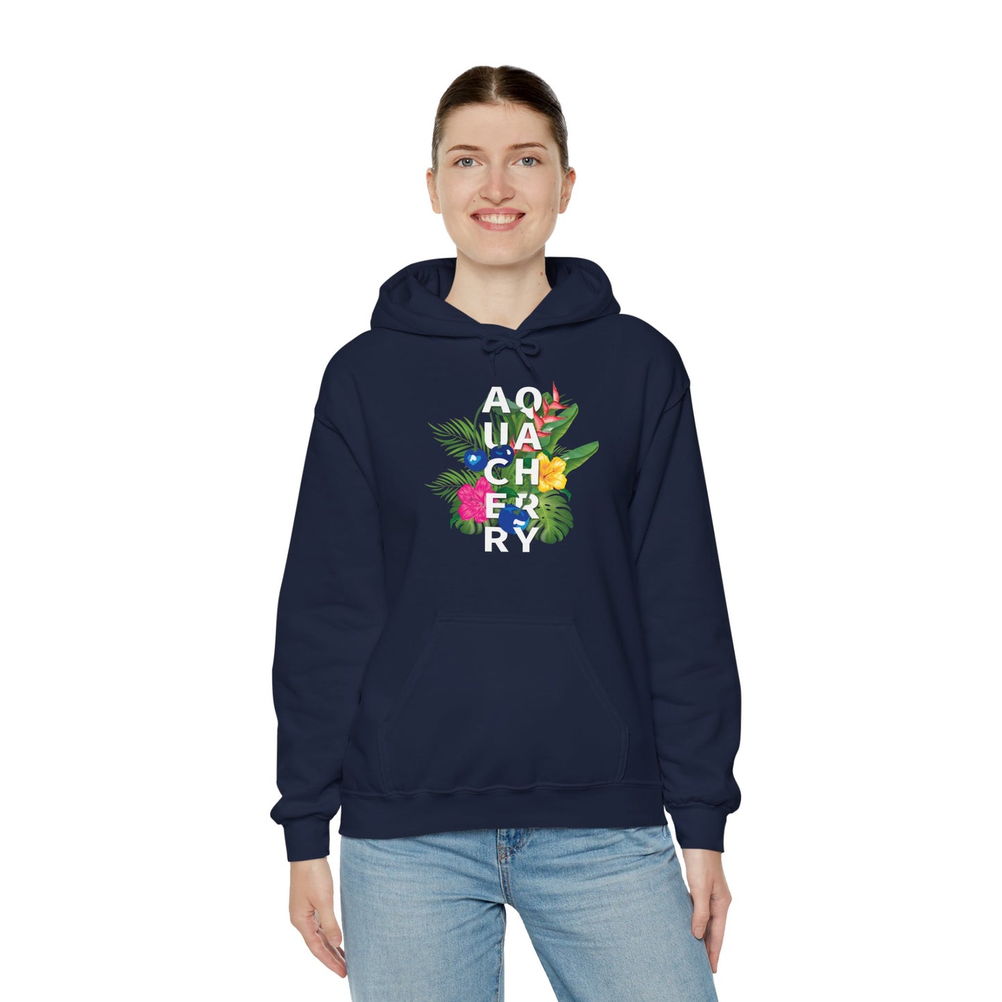 Tropical Cherry Hooded Sweatshirt (Unisex) (More colors available)