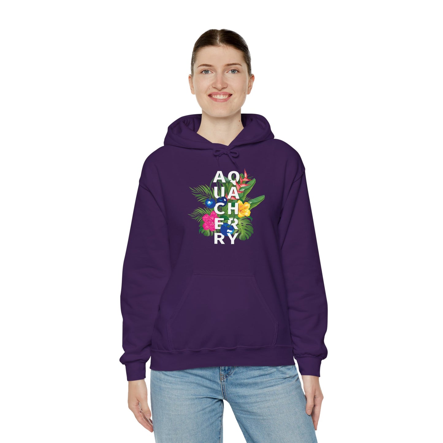 Tropical Cherry Hooded Sweatshirt (Unisex) (More colors available)