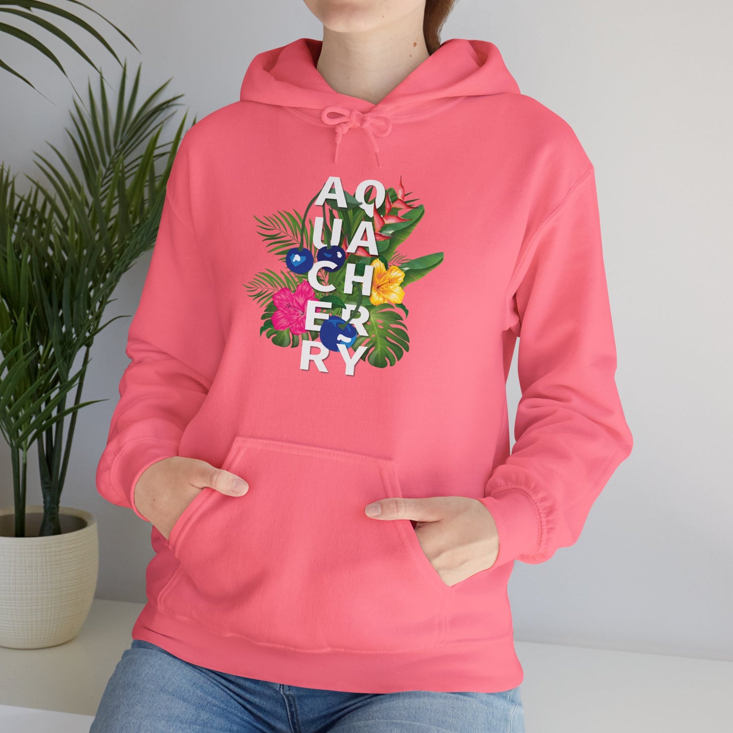 Tropical Cherry Hooded Sweatshirt (Unisex) (More colors available)