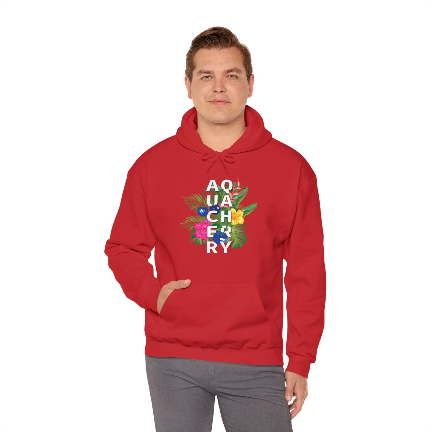 Tropical Cherry Hooded Sweatshirt (Unisex) (More colors available)
