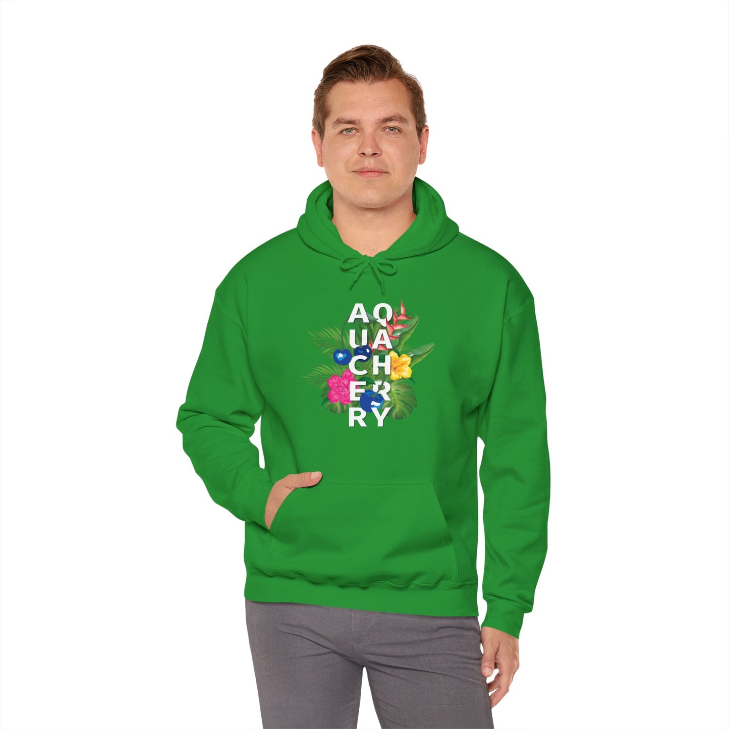 Tropical Cherry Hooded Sweatshirt (Unisex) (More colors available)