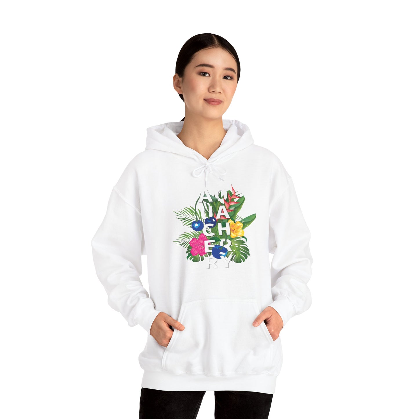 Tropical Cherry Hooded Sweatshirt (Unisex) (More colors available)