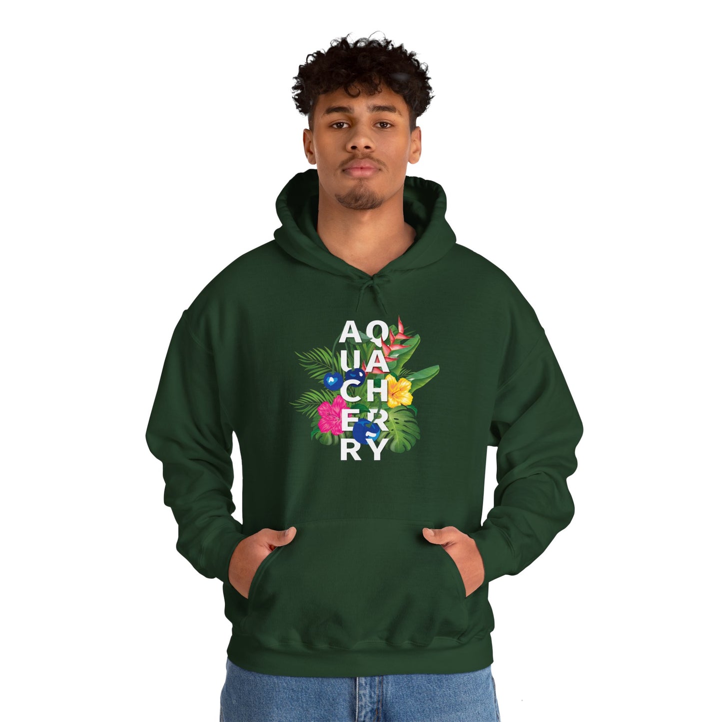 Tropical Cherry Hooded Sweatshirt (Unisex) (More colors available)