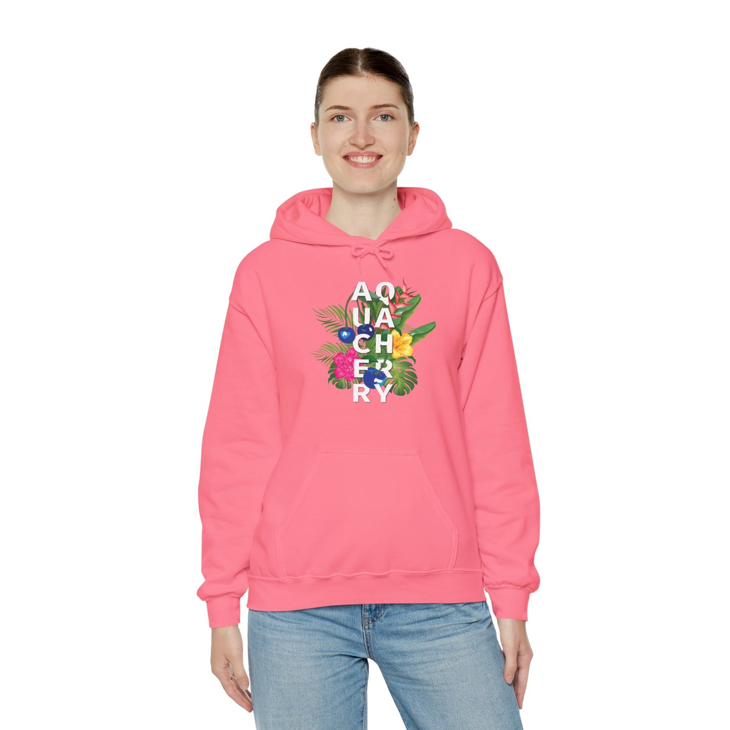 Tropical Cherry Hooded Sweatshirt (Unisex) (More colors available)