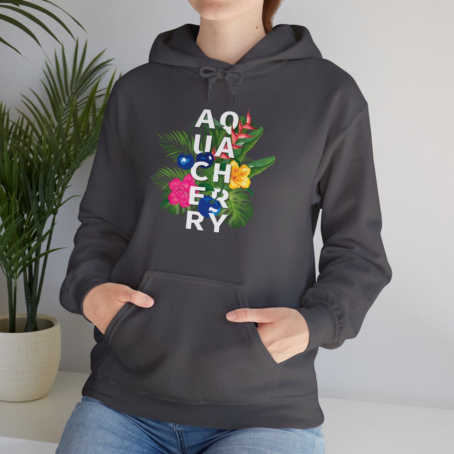 Tropical Cherry Hooded Sweatshirt (Unisex) (More colors available)
