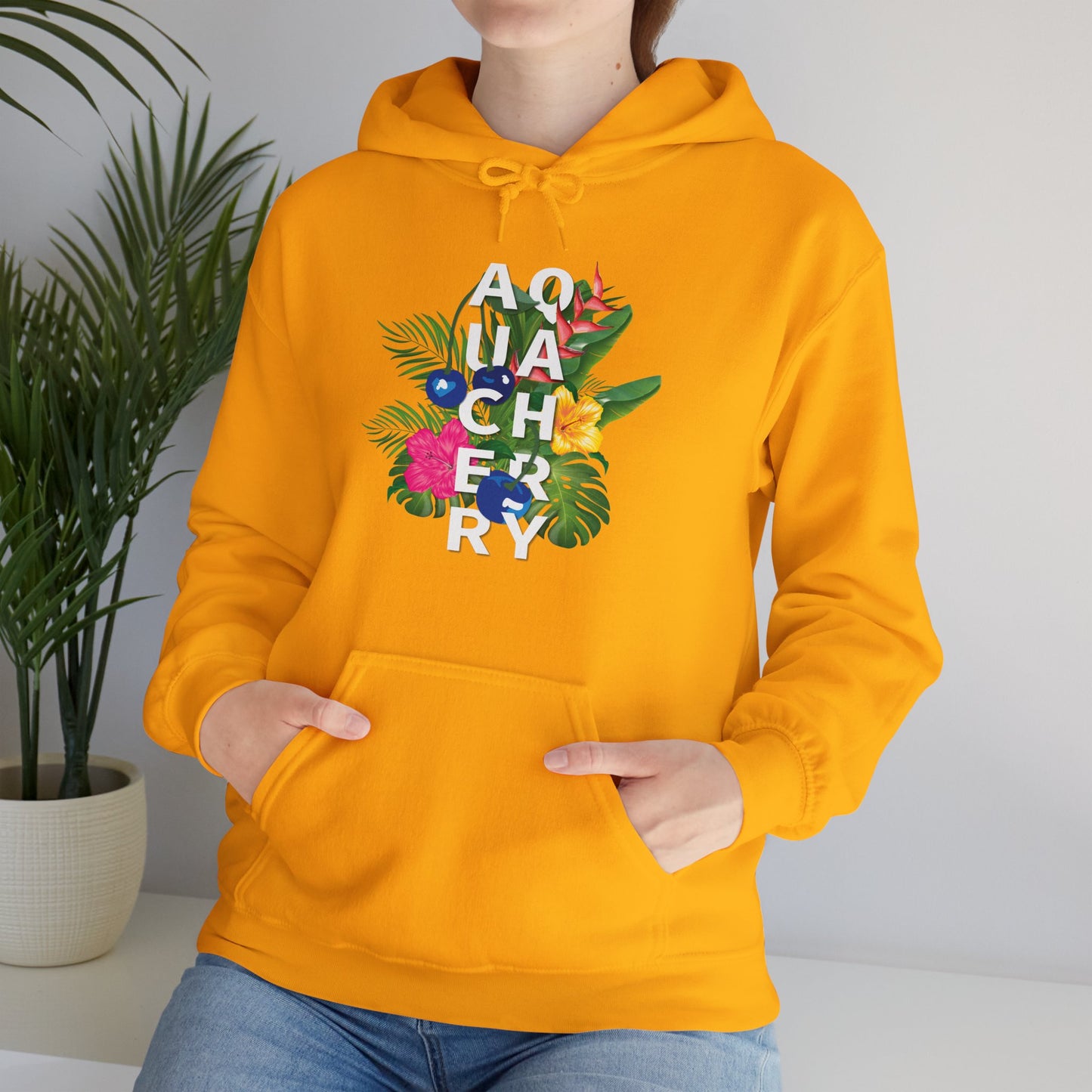 Tropical Cherry Hooded Sweatshirt (Unisex) (More colors available)