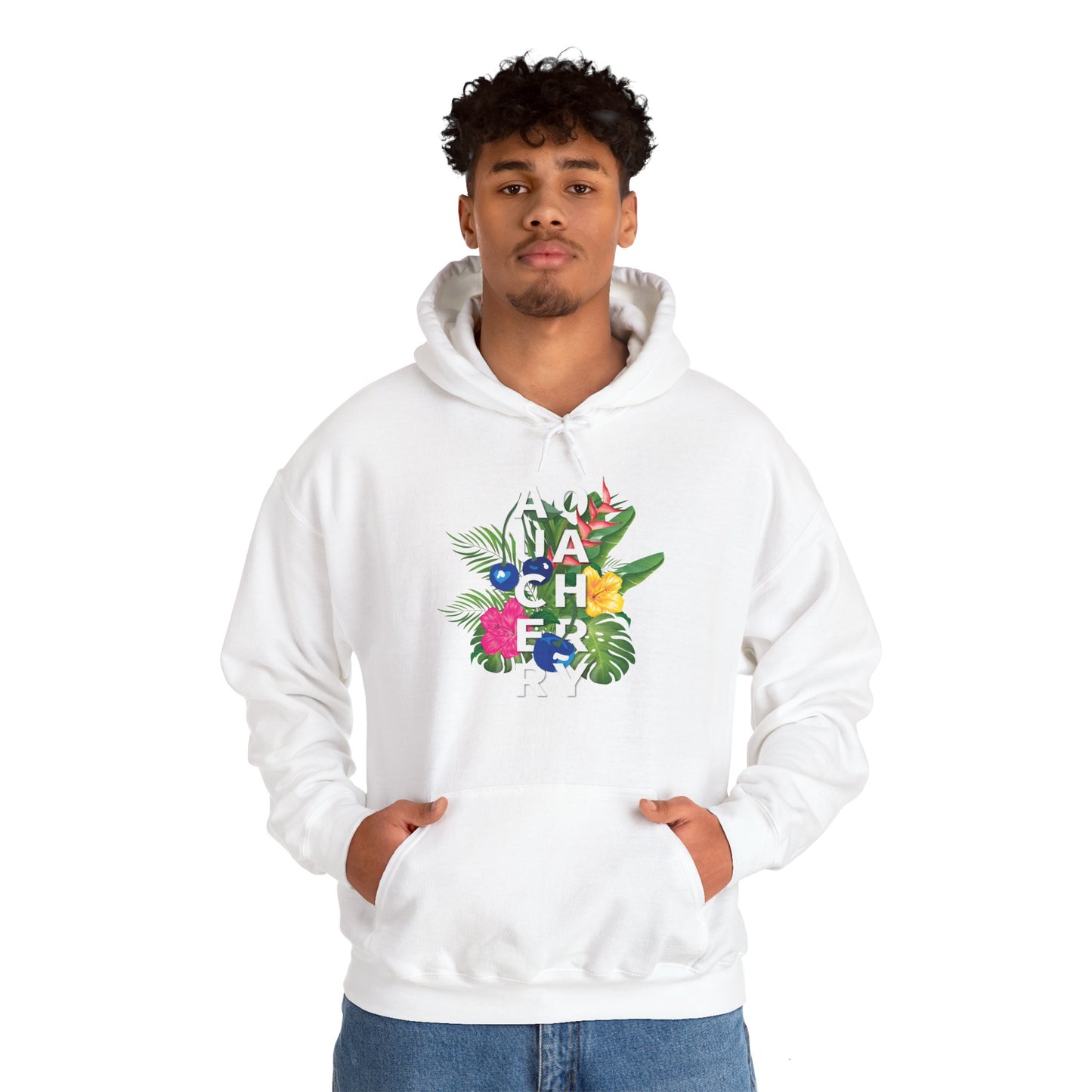 Tropical Cherry Hooded Sweatshirt (Unisex) (More colors available)