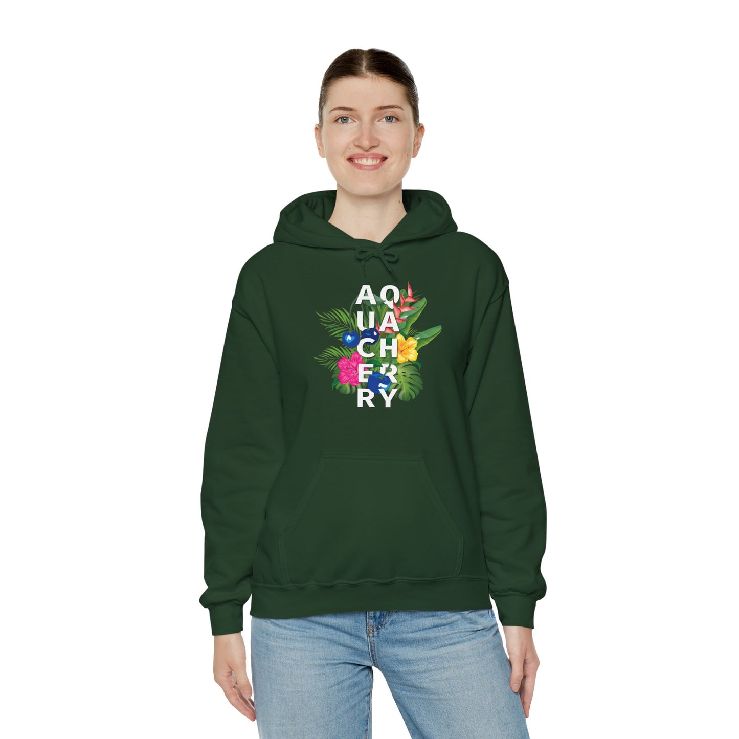 Tropical Cherry Hooded Sweatshirt (Unisex) (More colors available)