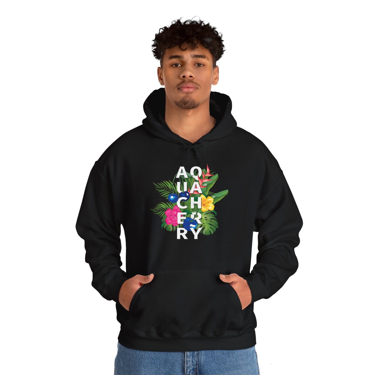 Tropical Cherry Hooded Sweatshirt (Unisex) (More colors available)