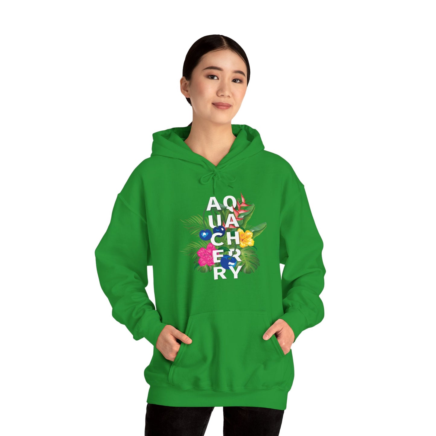 Tropical Cherry Hooded Sweatshirt (Unisex) (More colors available)