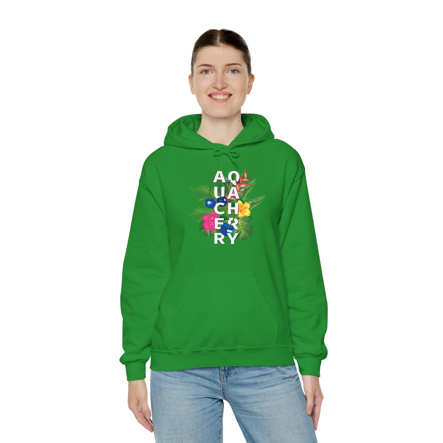 Tropical Cherry Hooded Sweatshirt (Unisex) (More colors available)