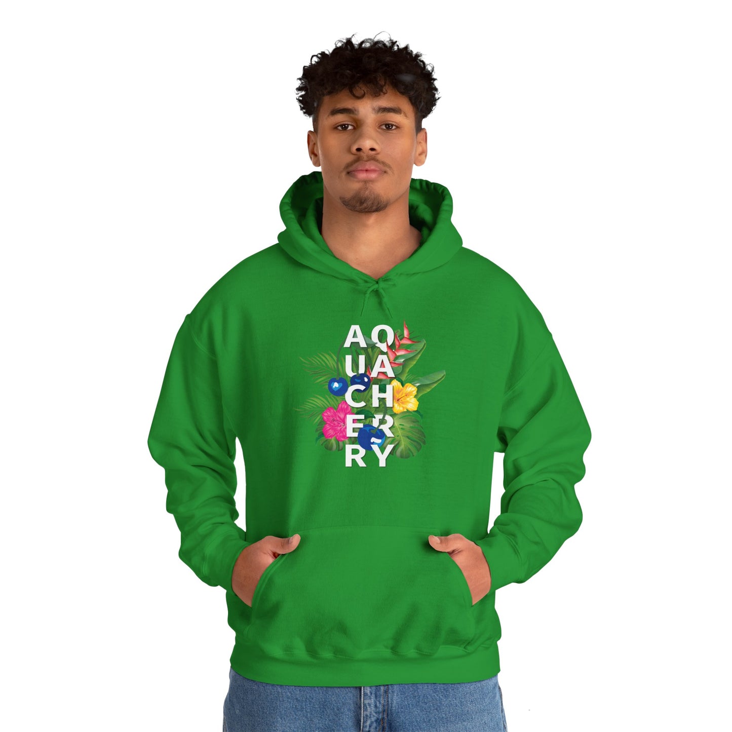 Tropical Cherry Hooded Sweatshirt (Unisex) (More colors available)