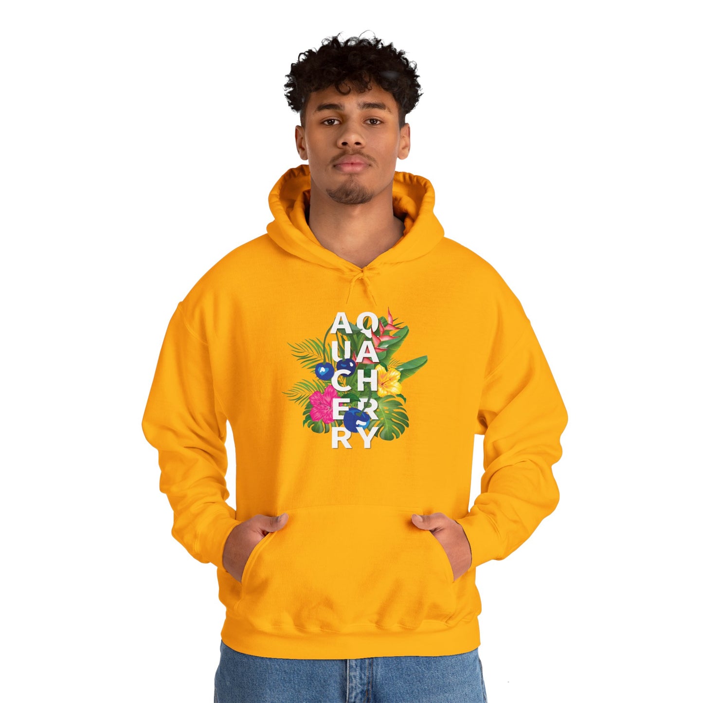 Tropical Cherry Hooded Sweatshirt (Unisex) (More colors available)