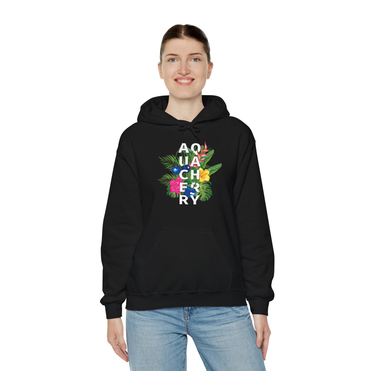 Tropical Cherry Hooded Sweatshirt (Unisex) (More colors available)
