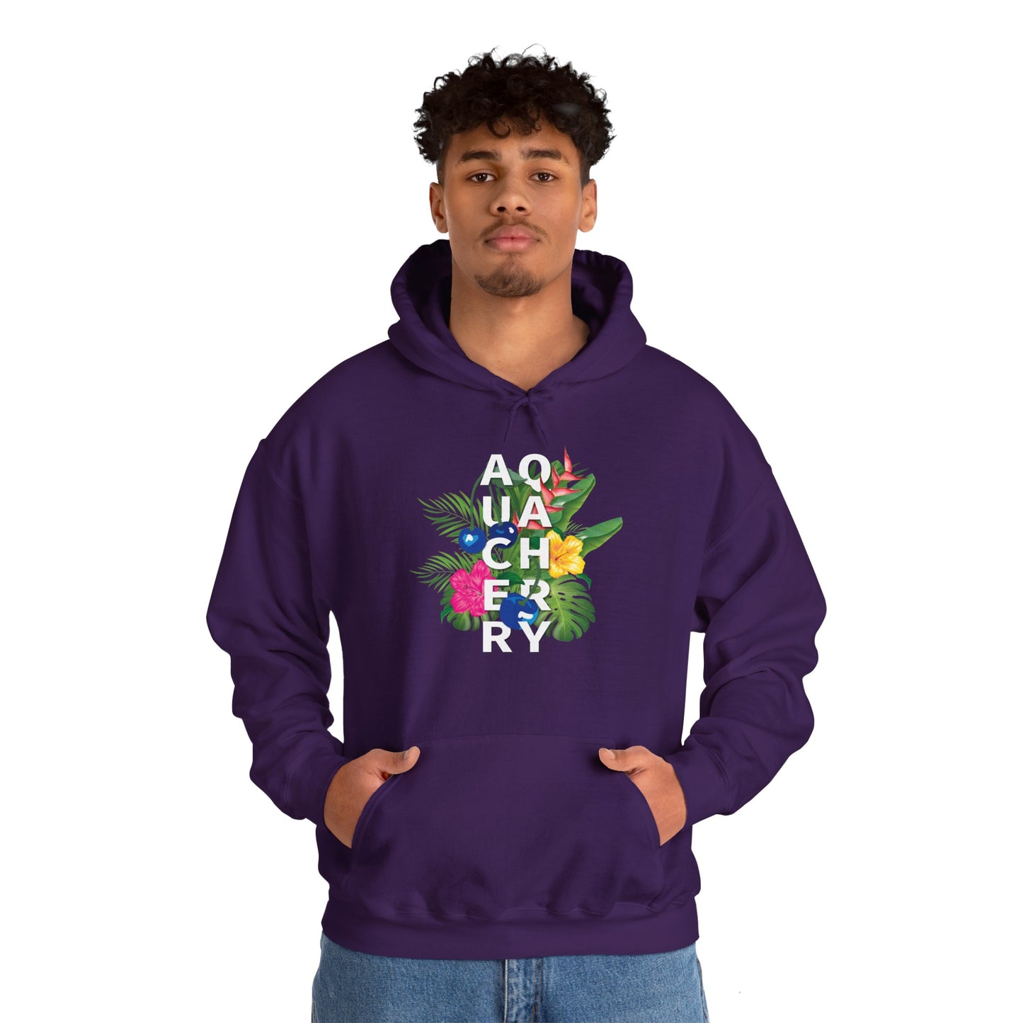 Tropical Cherry Hooded Sweatshirt (Unisex) (More colors available)