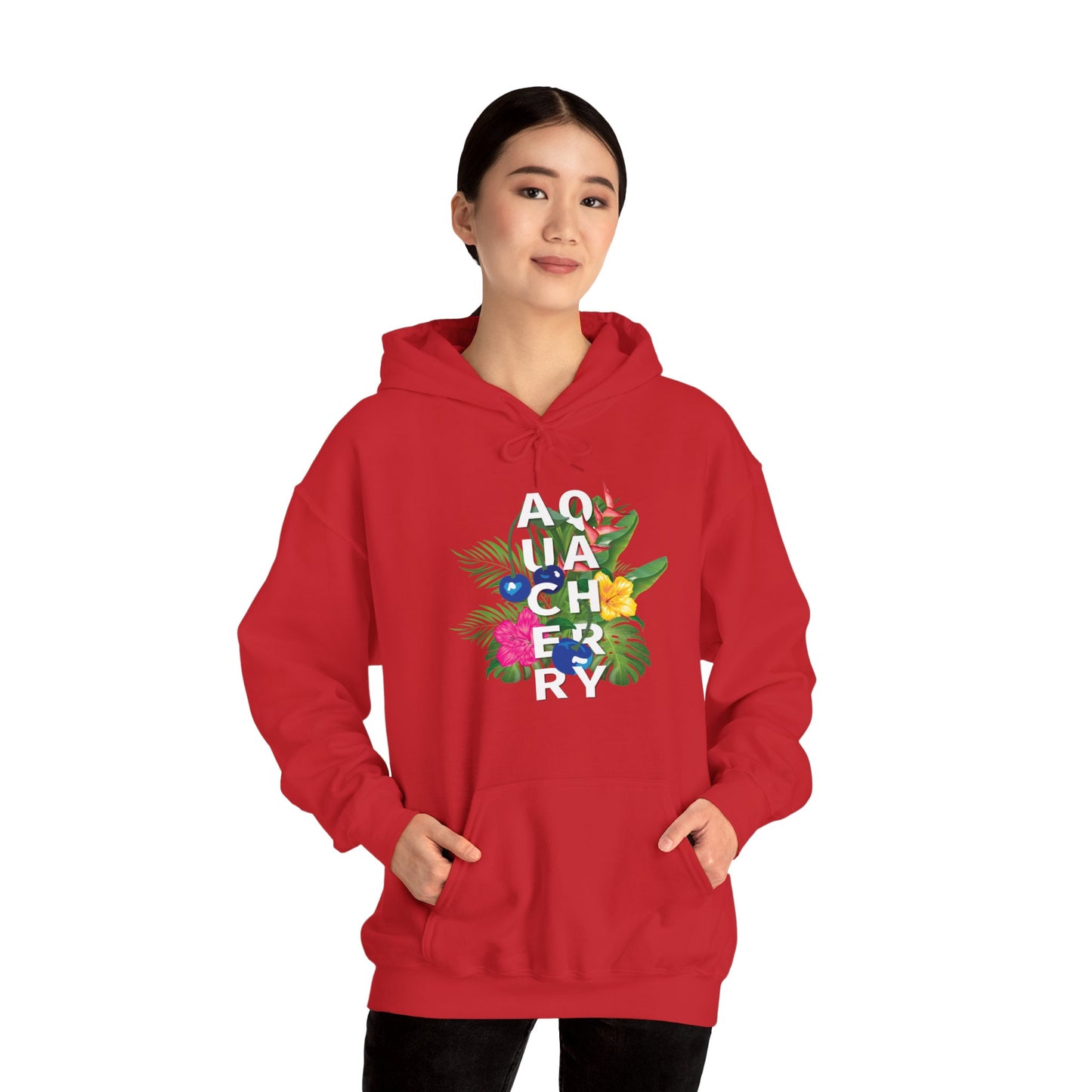 Tropical Cherry Hooded Sweatshirt (Unisex) (More colors available)