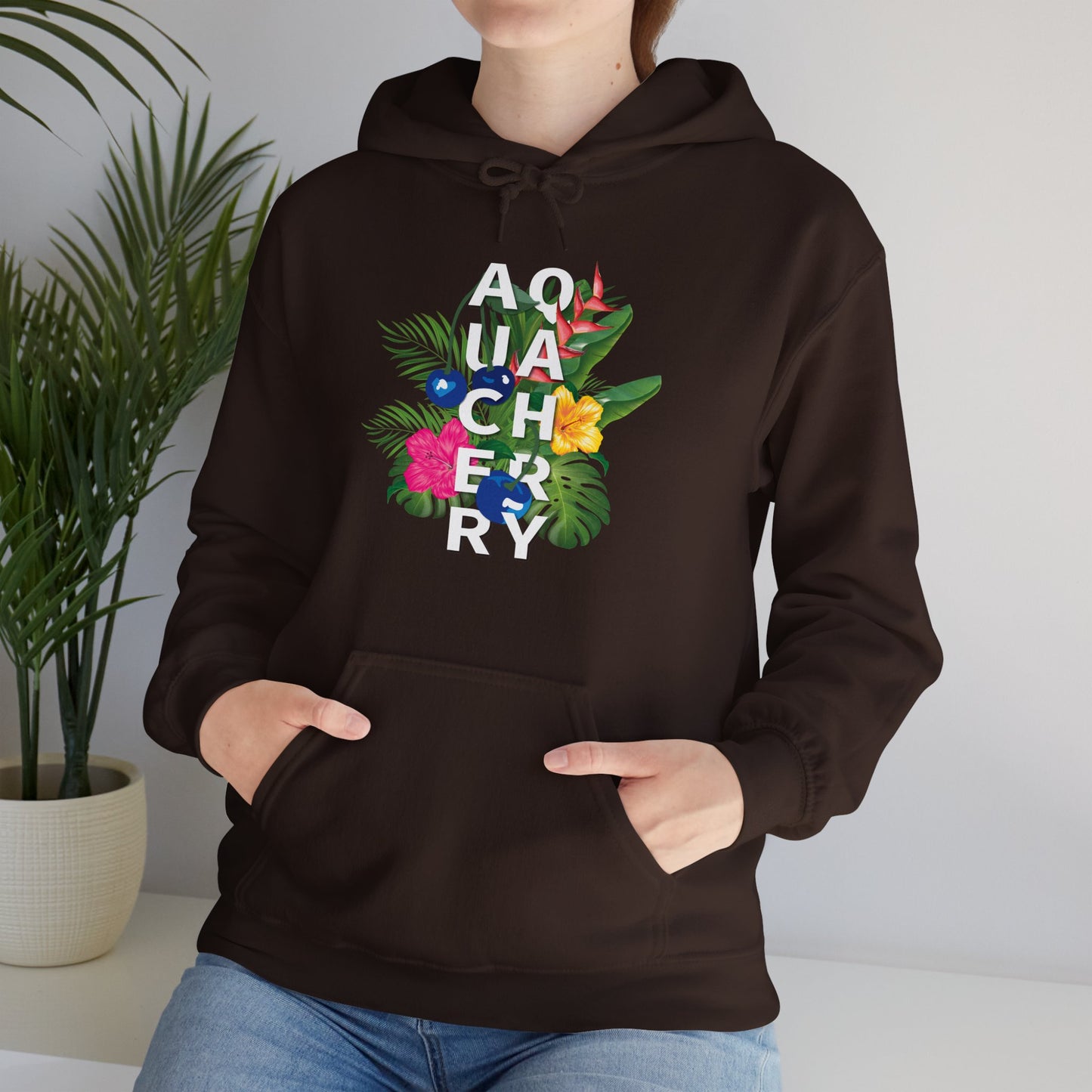 Tropical Cherry Hooded Sweatshirt (Unisex) (More colors available)