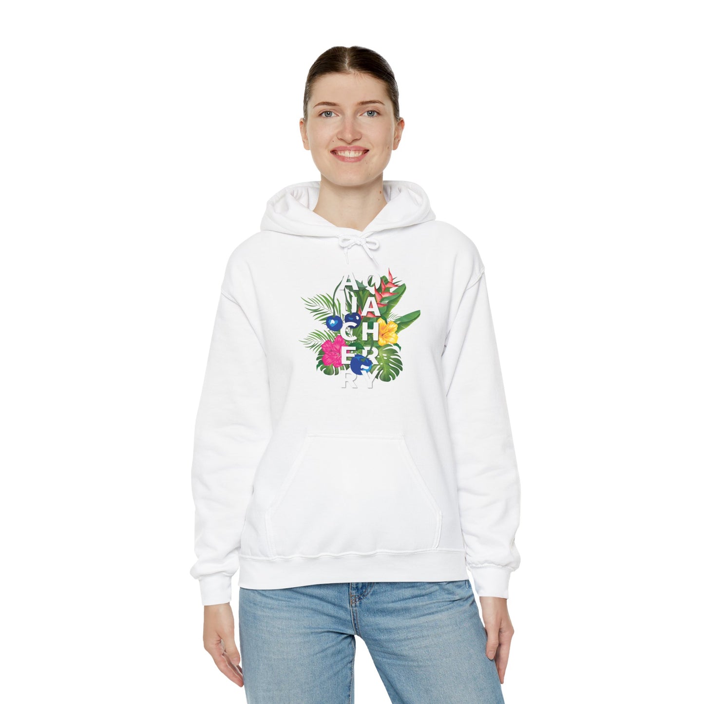 Tropical Cherry Hooded Sweatshirt (Unisex) (More colors available)