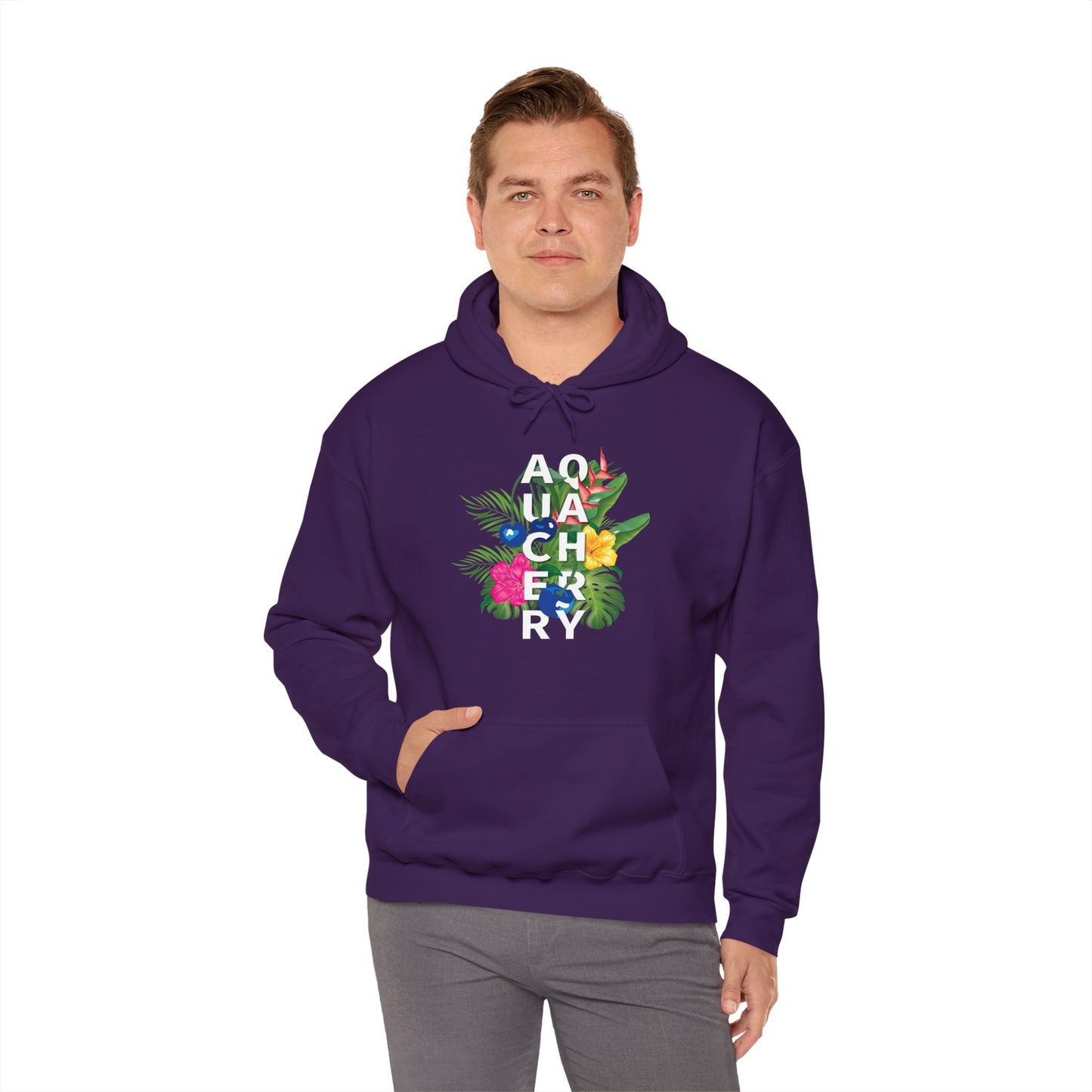 Tropical Cherry Hooded Sweatshirt (Unisex) (More colors available)