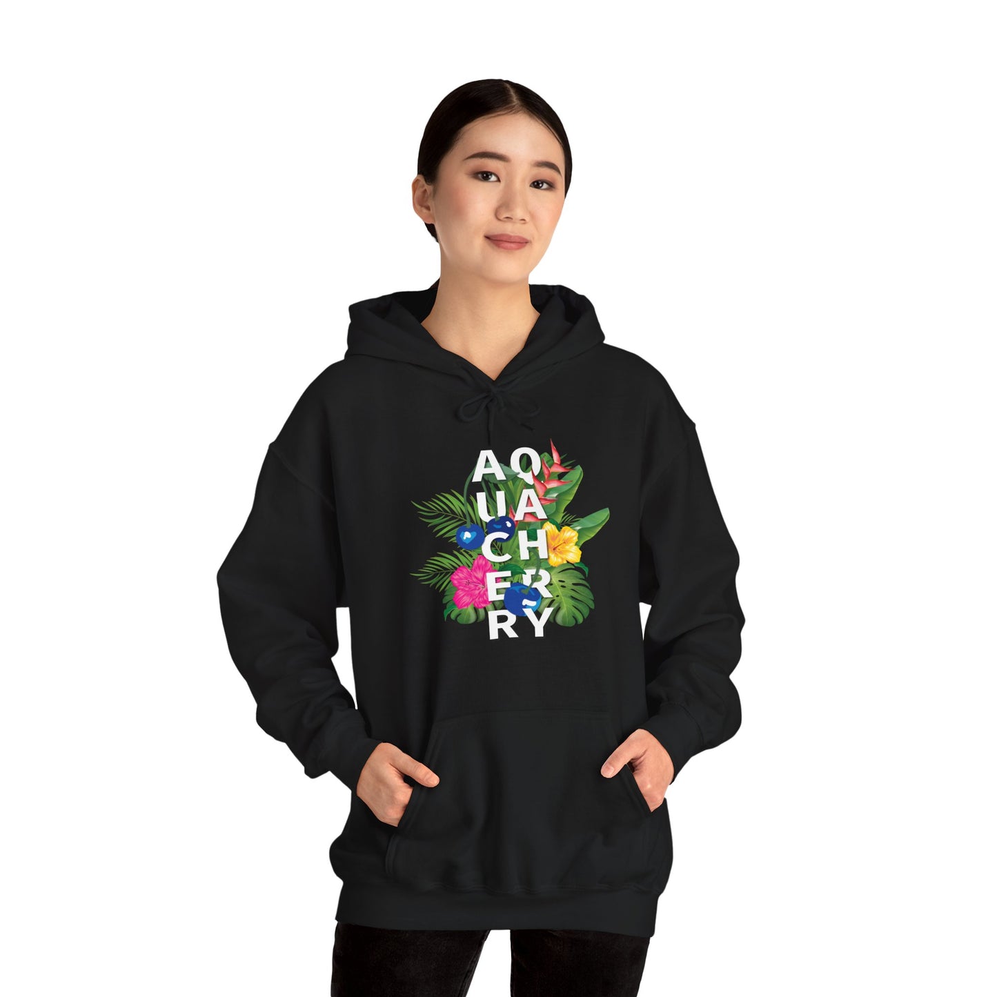 Tropical Cherry Hooded Sweatshirt (Unisex) (More colors available)