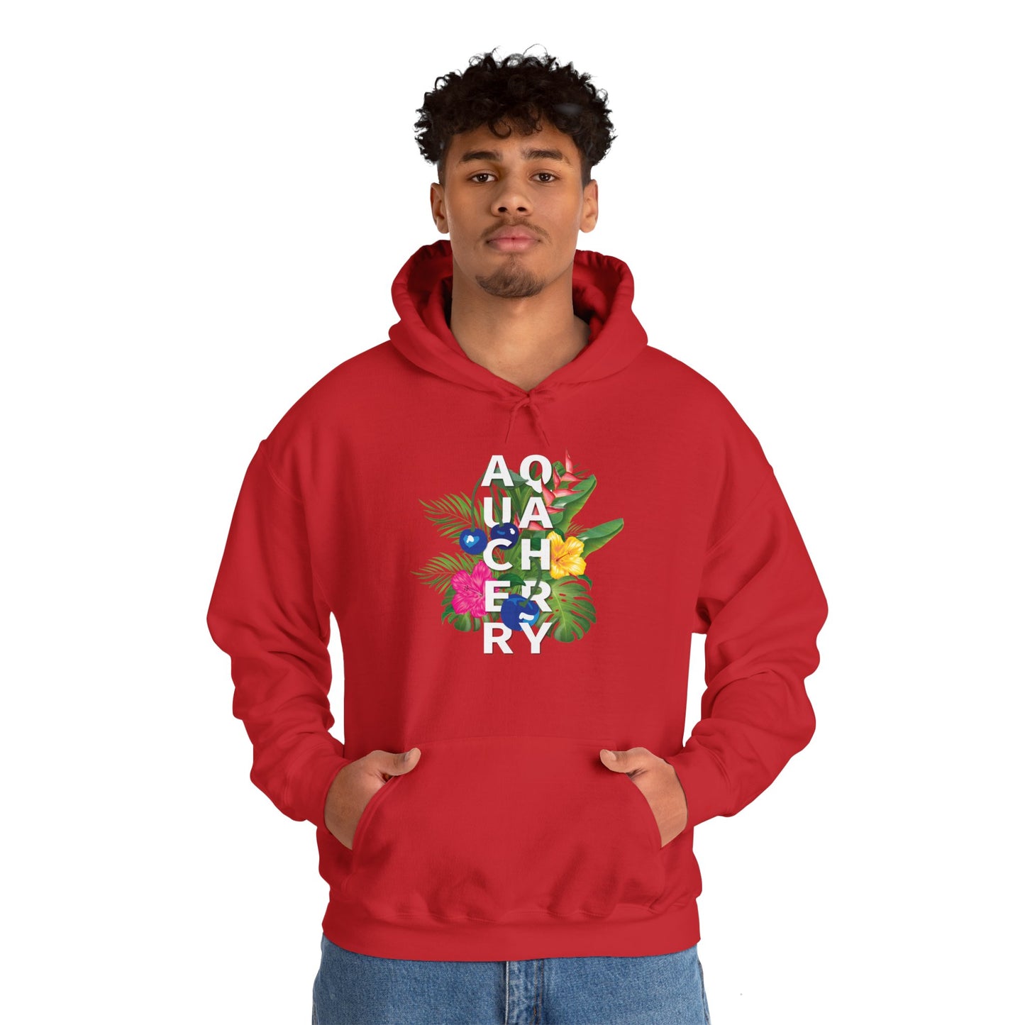 Tropical Cherry Hooded Sweatshirt (Unisex) (More colors available)