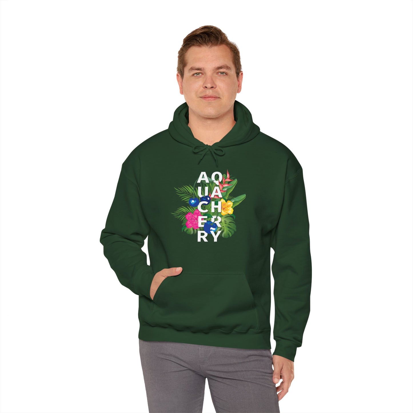 Tropical Cherry Hooded Sweatshirt (Unisex) (More colors available)