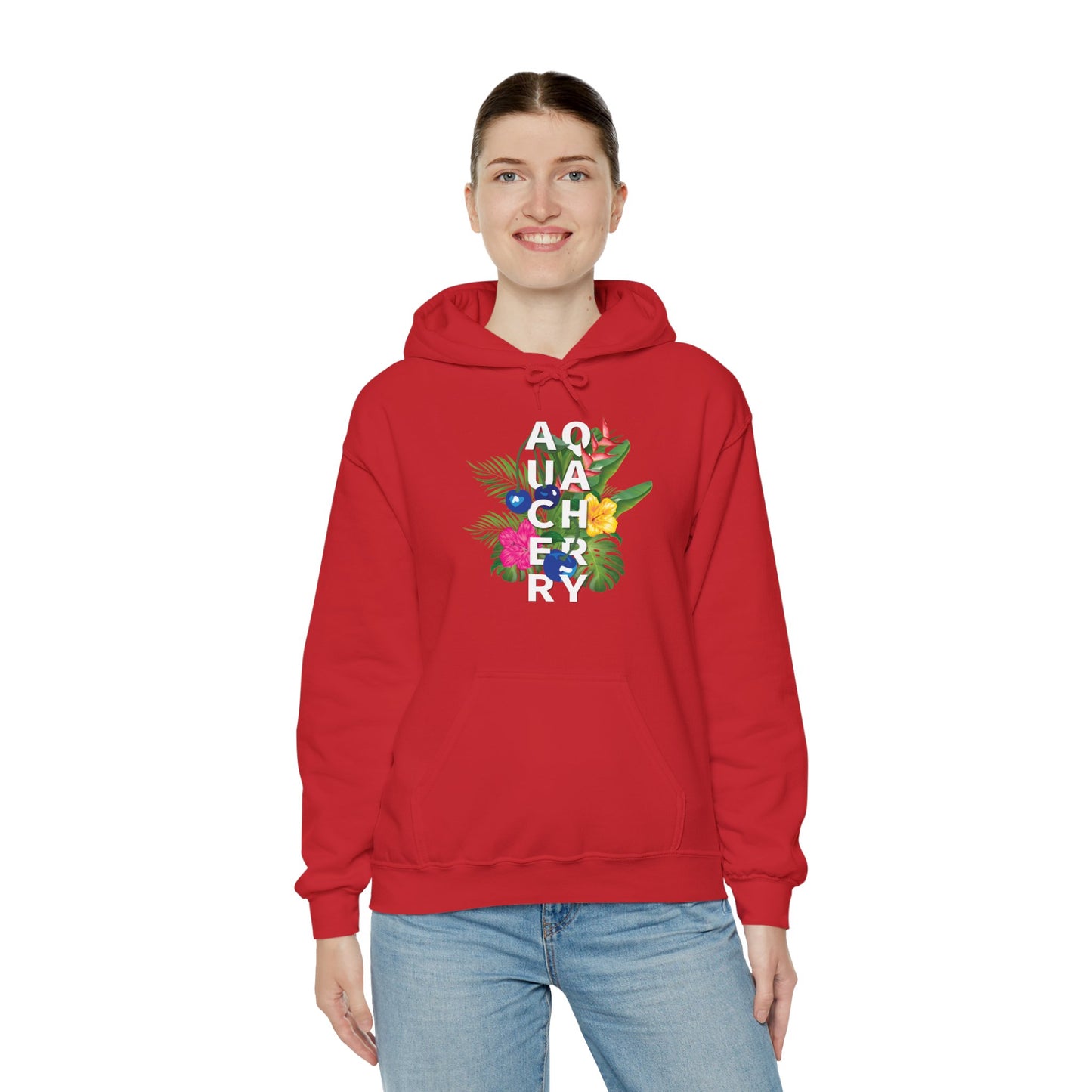 Tropical Cherry Hooded Sweatshirt (Unisex) (More colors available)