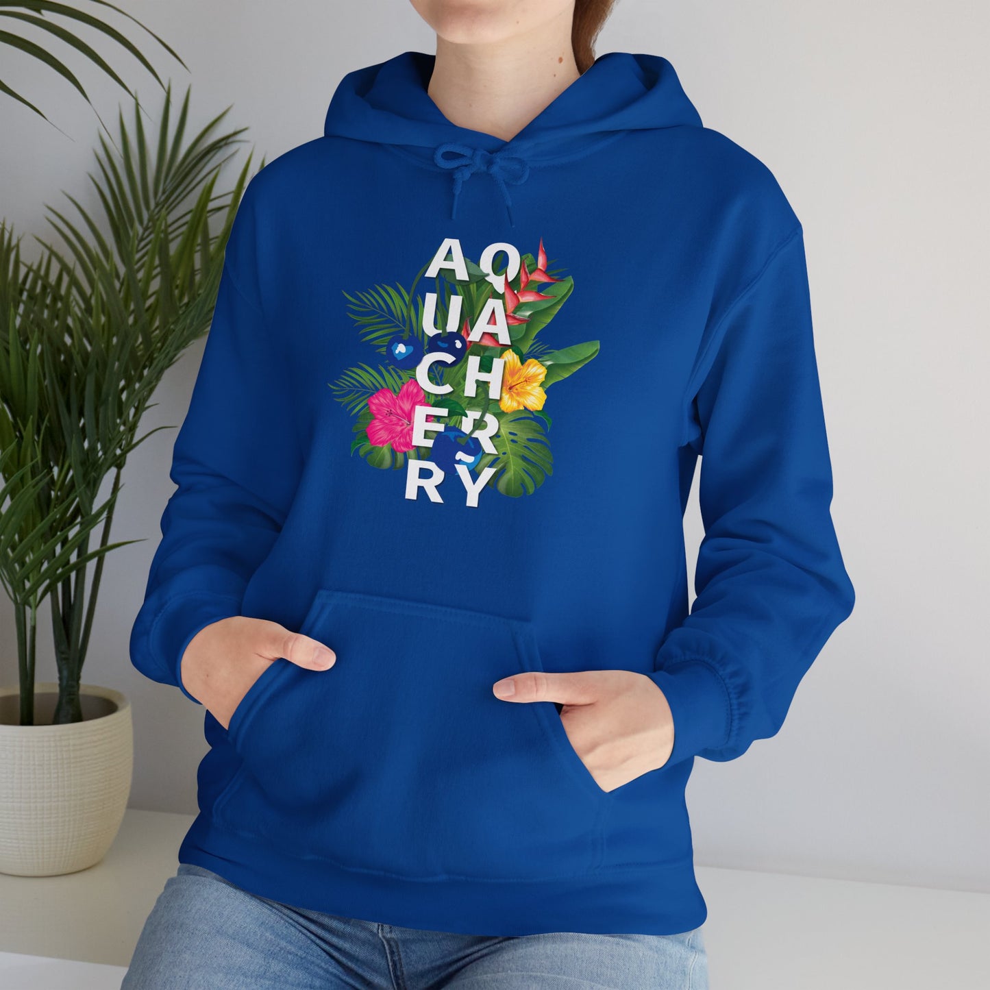 Tropical Cherry Hooded Sweatshirt (Unisex) (More colors available)