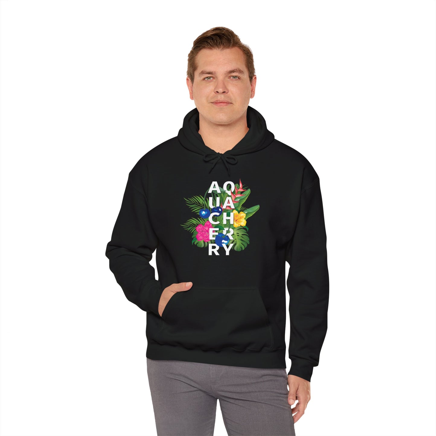 Tropical Cherry Hooded Sweatshirt (Unisex) (More colors available)