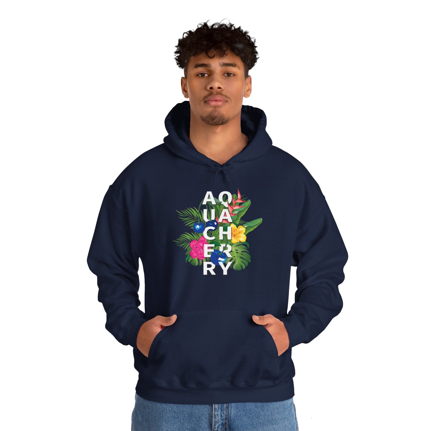 Tropical Cherry Hooded Sweatshirt (Unisex) (More colors available)