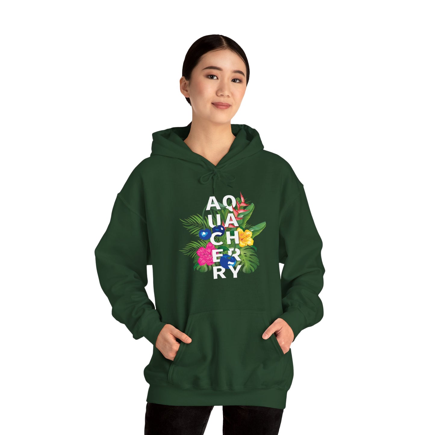 Tropical Cherry Hooded Sweatshirt (Unisex) (More colors available)