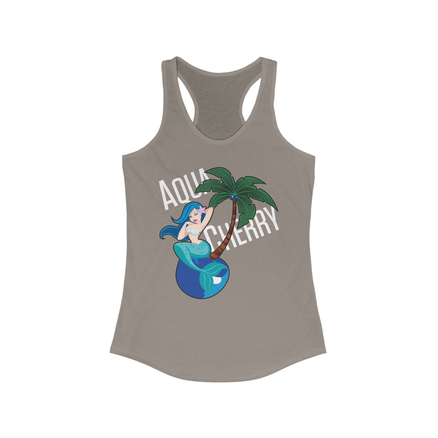 Mermaid Racerback Tank (Ladies Cut) (More colors available)